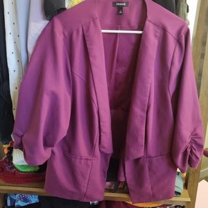Purple blazer 3x torrid